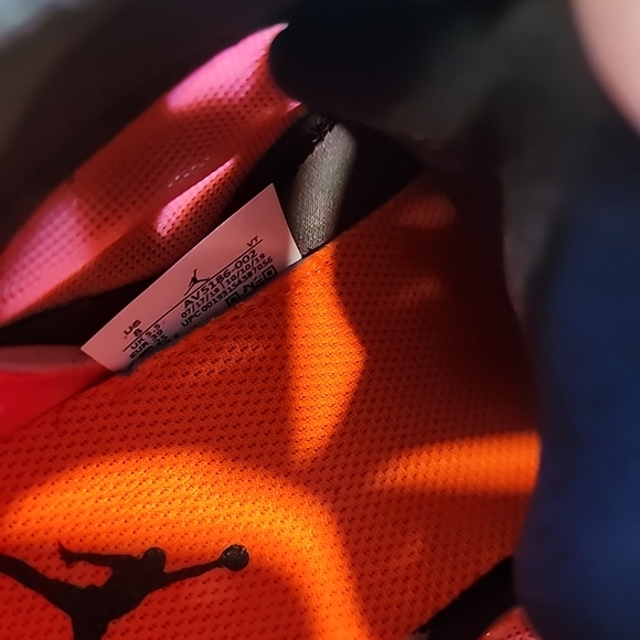 Jordan Air Max 200 Women's Shoes Size 8 Black/ Bright Crimson AV5186 - Picture 8 of 8